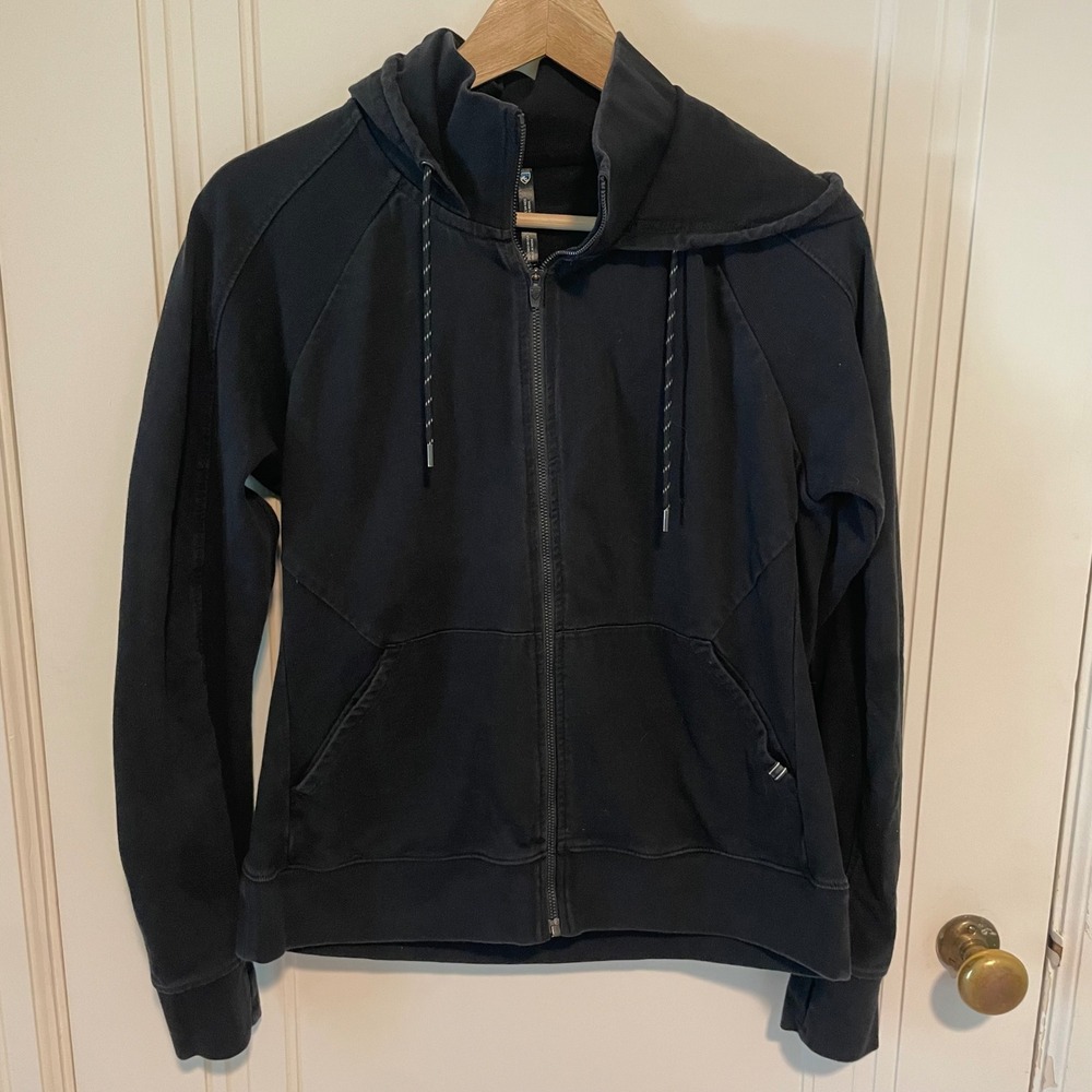 KUHL Organic Cotton Full Zip‎ Hoodie Sweatshirt Size Medium